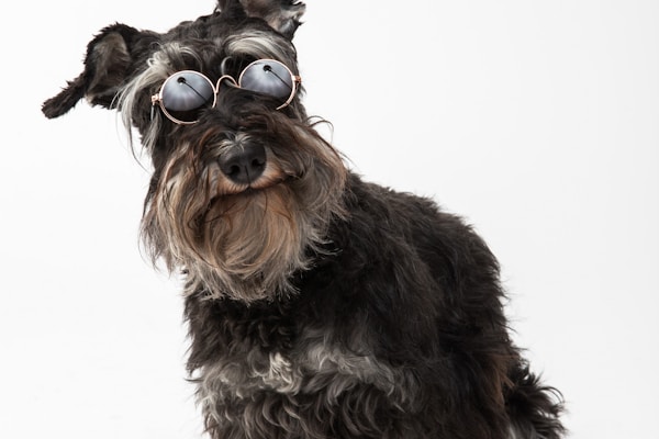 Cute poodle after professional grooming with perfect haircut styling